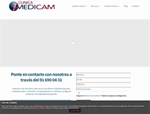 Tablet Screenshot of medicam.es